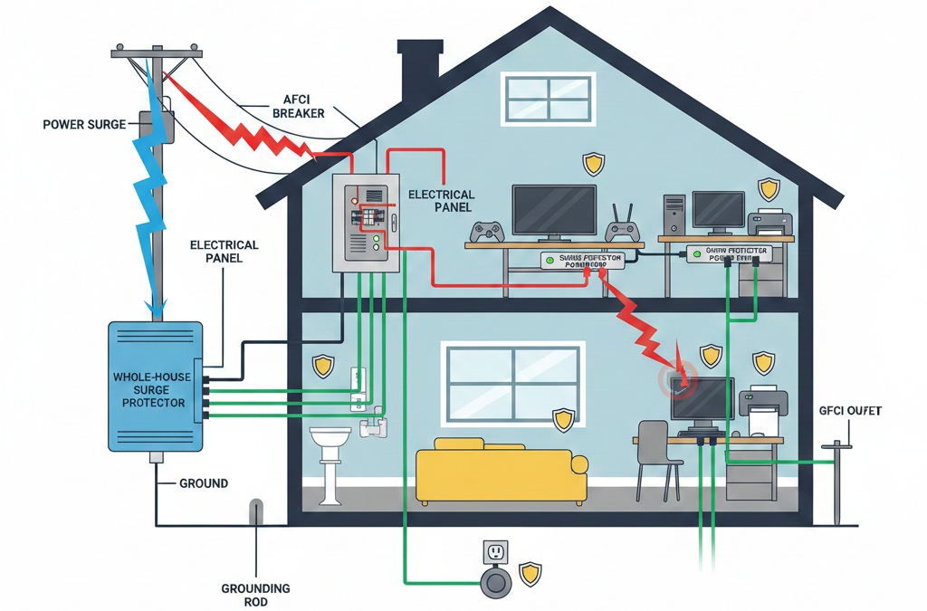 What Causes Frequent Power Surges and How to Prevent Them