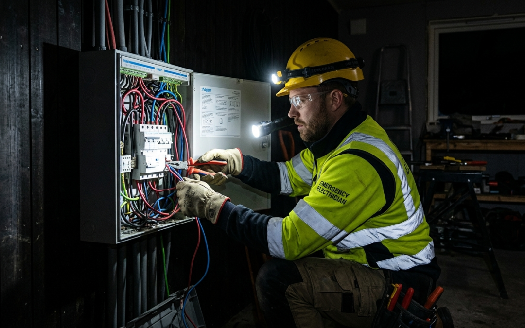 emergency electrician Puchong fixing power failure during blackout safely