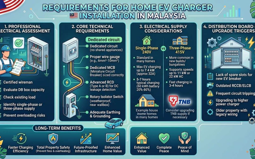 Requirements for Home EV Charger Installation in Malaysia